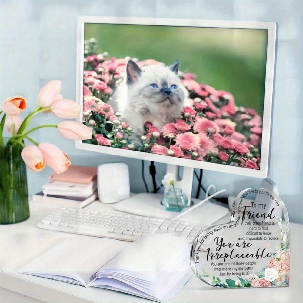 1pc Unique Friends Plaque, Acrylic Table Decor, Bestie Gift for Female Friend, Perfect Birthday or Thank You Gift for Women