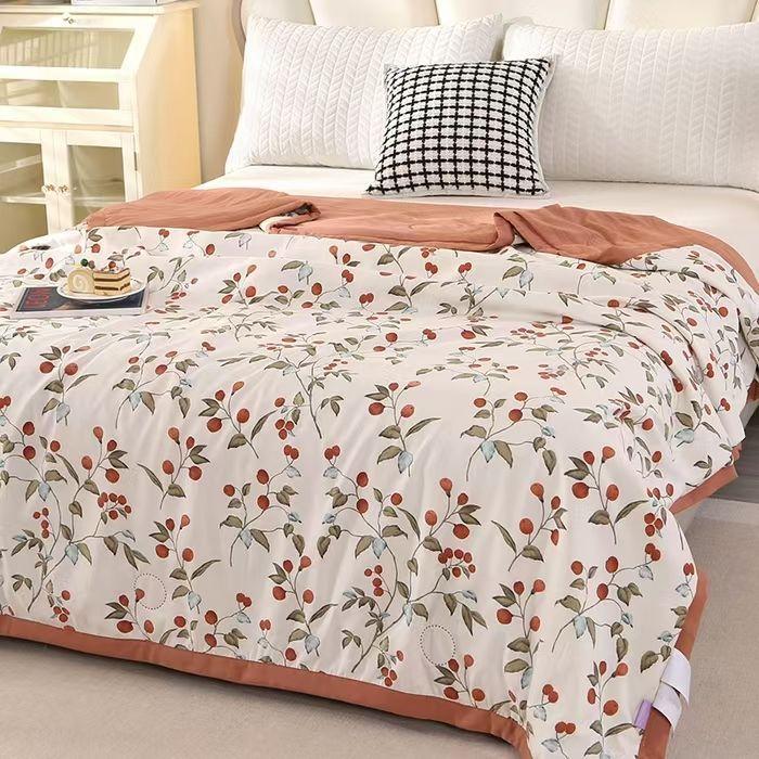 

Летнее прохладное одеяло с кондиционером для одного/двух человек, весенне-осеннее студенческое одеяло с рисунком 200x220cm