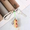Kids  Childrens 3PCS Squeeze Peanuts Keychain Fidget Toy, Soybean Peanut Sensory Stress Relief Keyring, Party Decor Gift Present for Adults