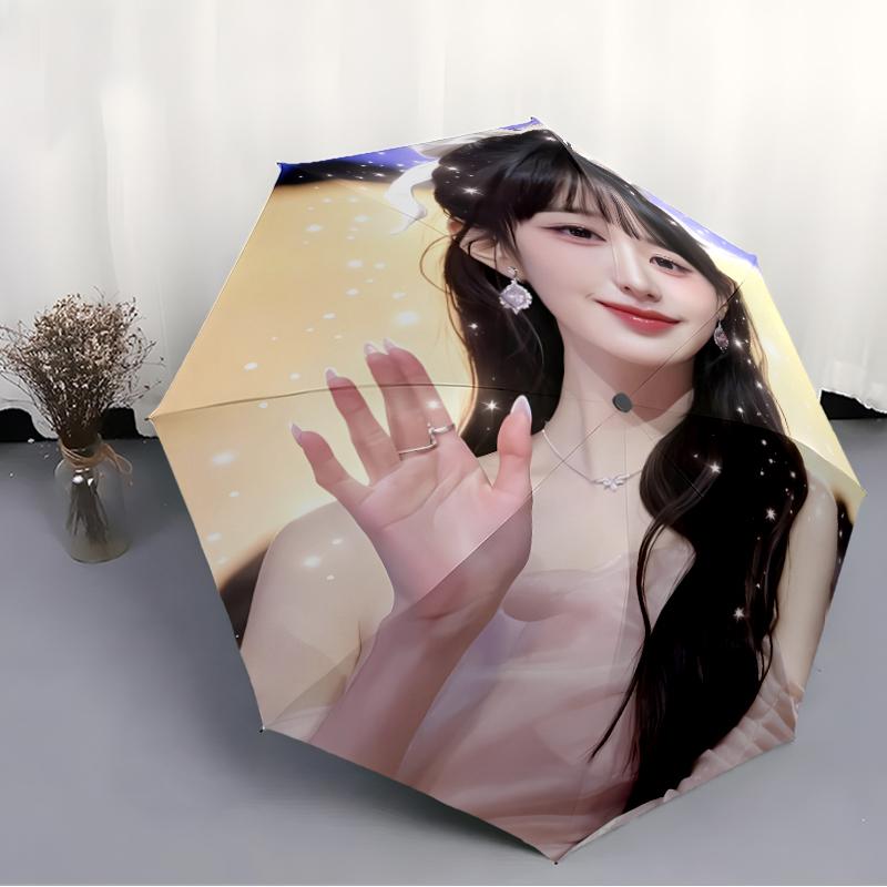 Printed WonyoungPrinted Folding Umbrella,Outdoor,Leisure,And Travel Umbrella,Durable Umbrella Fabric,Birthday And Holiday Gift