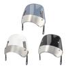 Motorcycle Windshield Wind Deflector Windscreen Replace Front Flyscreen for 5"-9.45" Round Headlight Motorbike Accessory