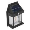 Solar Tungsten Wall Light Outdoor Sensor Interaction Lamp Exterior Lighting Fixtures Wall Mount IP65 Waterproof Black