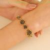 [C]Retro Vintage Rose Bracelet Link Chain For Women Alloy Flower Bracelet Temperament Jewelry Fashion Gifts Accessories