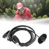 2pcs Two Way Radio Headphone Throat Microphone Headset Fit for BaoFeng UV-5R UV-6R UV B5 BF-888S