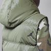 Jordan Kapuzen-Casual-Minimalisten-Daunenweste Kinderwesten Olivgrün HQ8075-222