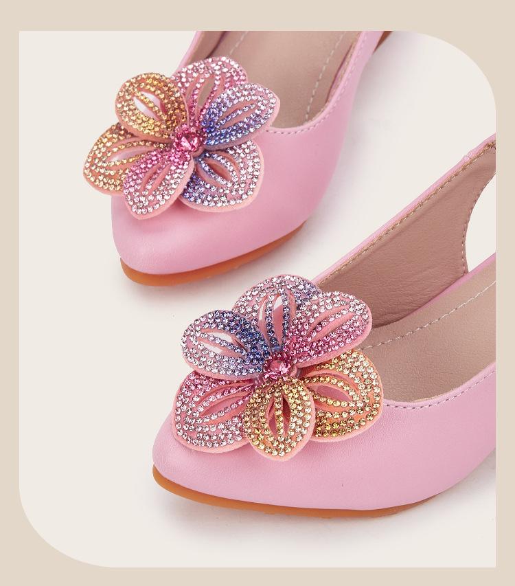 Girls' Fashion High Heels: 2025 Winter Versatile Birkenstock Sandals & Single Shoes