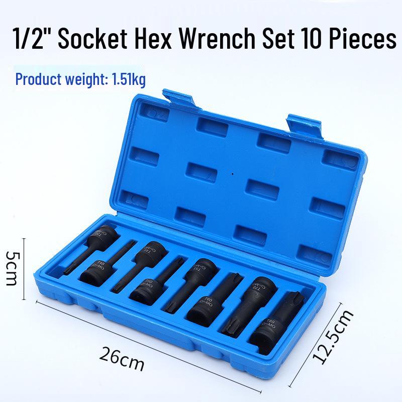 Multifunctional Pneumatic Impact Ratchet & Socket Wrench Set