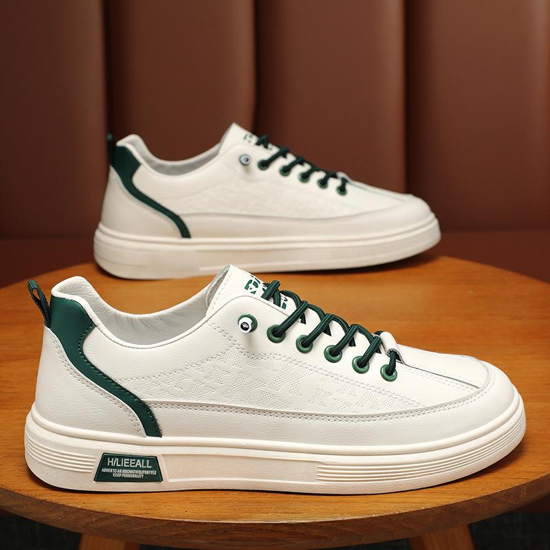 Summer Men's Shoes New Breathable Little White Shoes Men's Korean Version Trendy Versatile Platform Sports Casual Shoes Board Shoes Z100