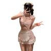 Sexy Maid Dress Outfit Erotic Kawaii Cosplay Costume Lolita Cute Sexy Erotic Women Uniform Dress Costumes Lace Club Wear Dress