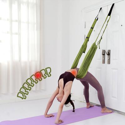 Aerial Yoga Rope Back Bend Assist Trainer Band Back Pain Relief Waist Leg Stretcher Strap Home Gym Yoga Pilates Ballet Strap Workout Equipment