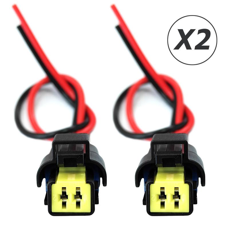 

2x For Citroen Berlingo CCrosser C-Elysee C2 C3 C5 C6 C4 Aircross Picasso Engine Coolant Water Temperature Sensor Connector Plug