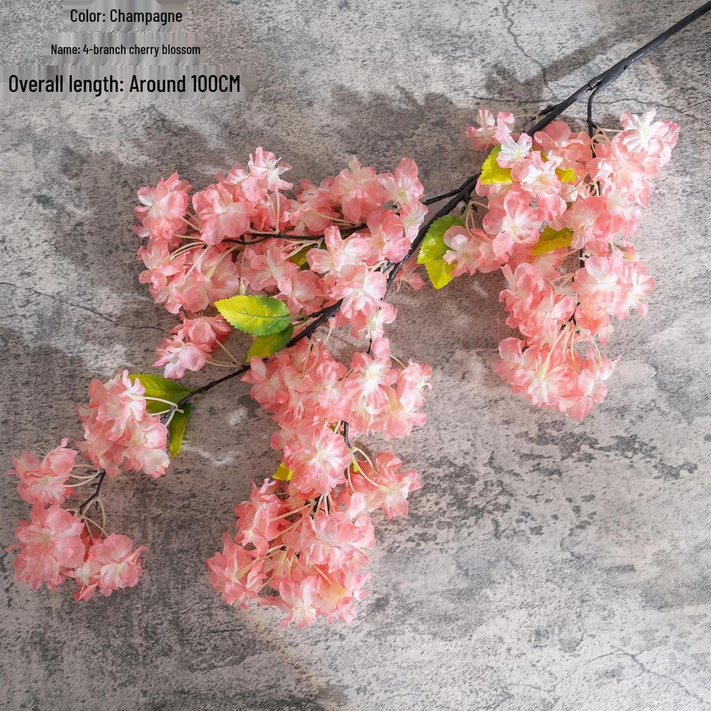 Cherry Blossom Bonsai Fake Plant for Home & Wedding Decoration