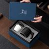 Chinese Ceramic Tea Cup with Wooden Handle Gift Set