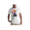 Nike Fitted Pattern Printed Crew Neck Short Sleeve T-Shirt Men Tops White FD1332-110