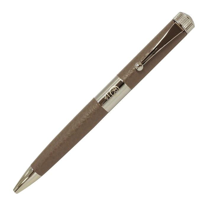 [Romeo] Ballpoint Pen Genuine Leather [Greige] R444
