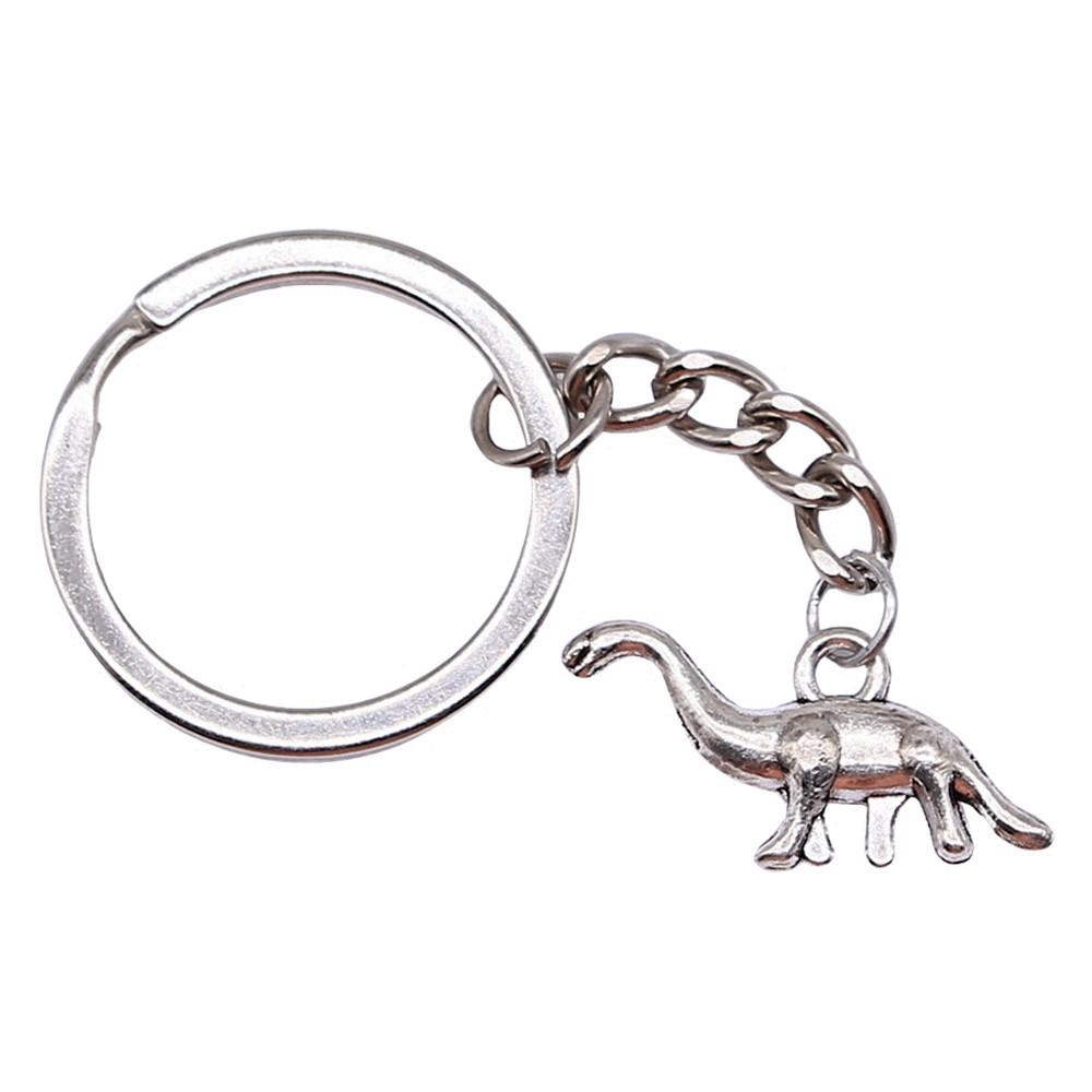 Medical Caduceus Charm Dragon Anime Keychain Hospital Souvenir 28mm Ring