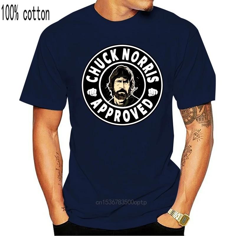 Men T Shirt Funny Chuck Norris Approved Sports T Shirt Funny T-shirt Novelty Tshirt Women