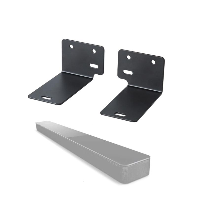Soundbar Wall Mount Universal Drywall Sound Bar Wall Brackets Works with Most Soundbars Adjustable Removable Mounting