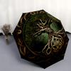 Tree of Life, Celtic Knotwork themed, Eight ribbed, Self folding umbrella Is Suitable for Everyday Outdoor Use and Is An Ideal Gift for Frie