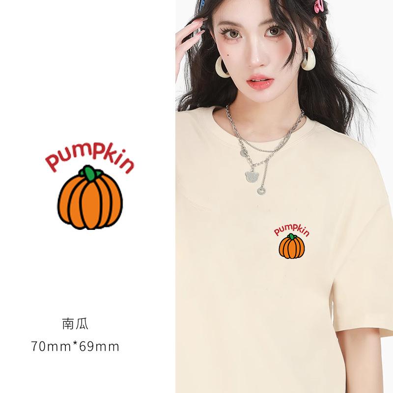 Heat Transfer Sticker Couple Clothes T-Shirt Decorative Pattern Printing Heat Transfer Sticker Hot Ironing Sticker Small