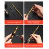 Twist Step Drill Bit With Stoper Locator For Kreg Jig Guide Manual Pocket Pilot Hole Depth Stop Collar 1/4 Hex Round Woodworking