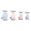 8 10 14 16mm Acrylic Plated Colored Beads Transparent Loose Spacer Round Beads DIY Exquisite Bracelet Phone Chains Accessories