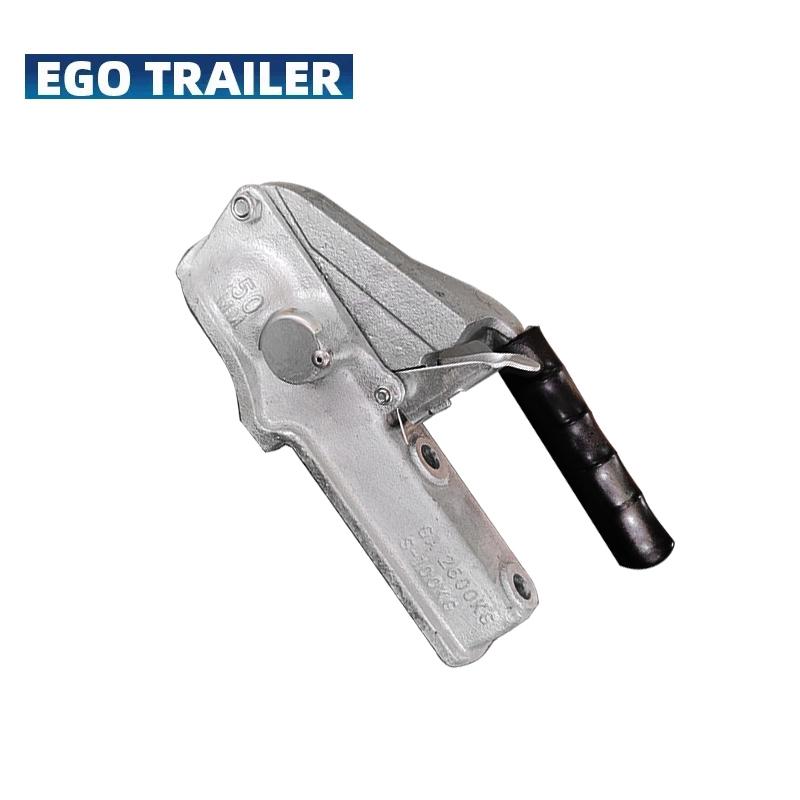 Unbraked CAP 2600KG European Trailer Hitch Cast Coupling Towball Coupler RV Camper Accessories Caravan Parts Components
