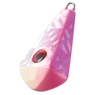 Hayabusa Eye Fishing Sinker, Rudder Type, 80-5, Pink Glow
