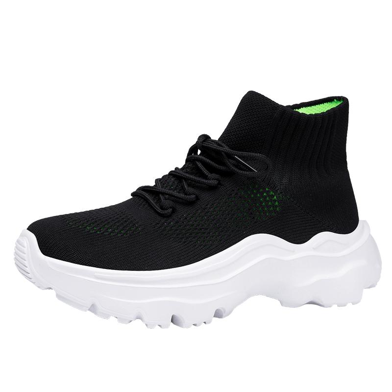2025 Fashion Women's Sports Shoes Lace Up Socks Shoes Platform Sneakers Casual Shoes zapatillas deportivas mujer Plus Size 35-46