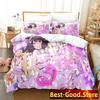 Show By Rock! Bedding Set Cartoon Anime Three-Piece Set Adult Kid Bedroom Duvetcover Sets 3D Kawaii Cute Girls
