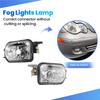 A16P-1Pair Car Front Bumper Fog Lights Lamp Foglight Without Bulb For Benz C-Class W203 2001-2007 2158200556 2158200656