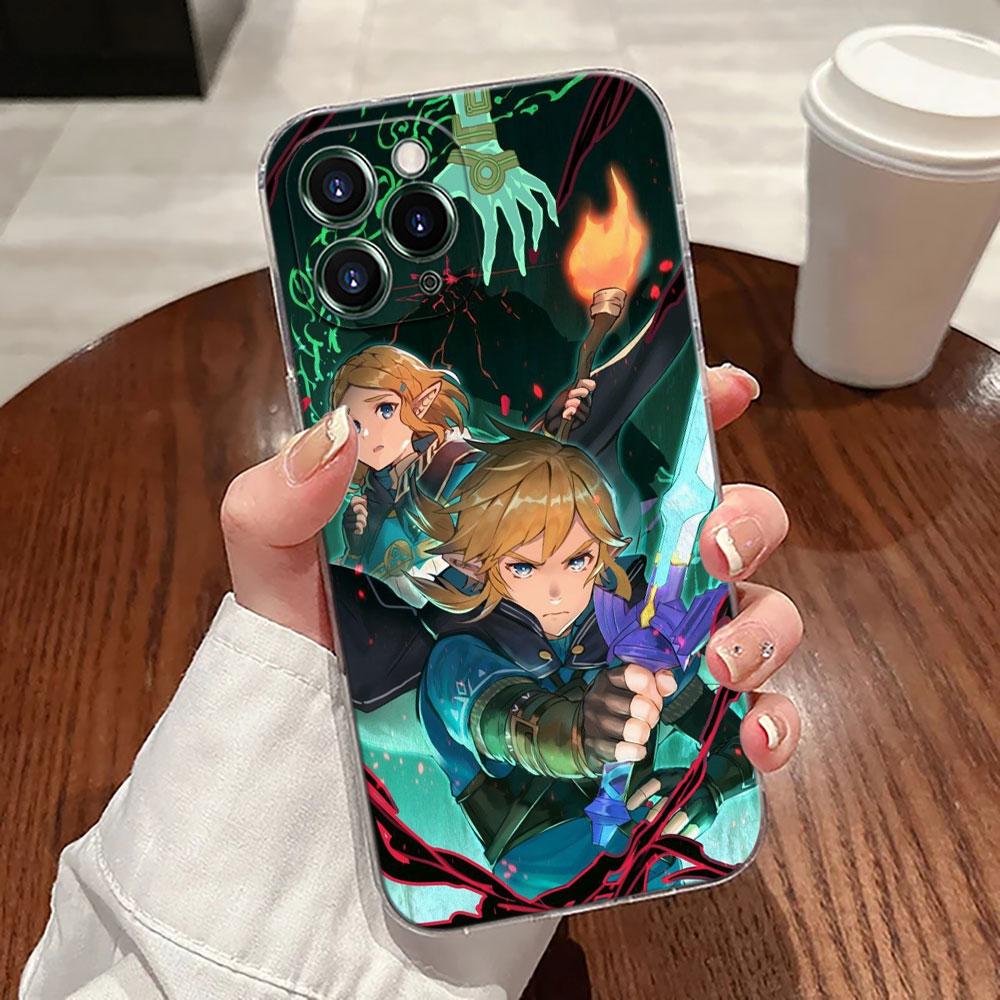 The L-Legends-Zeldas Game Case For Apple iPhone 17 16 15 14 13 12 11 Pro Max 16 Plus 16E 17Air 17Pro Phone Cover Silicone Funda