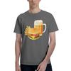 1 Piece Fast Food Funny Graphic 100 Cotton Tshirt Cheeseburger Tops Tees For Unisex