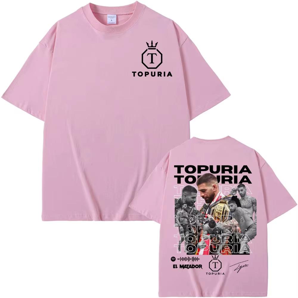 

El Matador Ilia Topuria Vintage Graphic T Shirt Men s Clothing Fashion Gothic Oversized T Shirts Man Summer Tops Comfort T-shirt 4XL