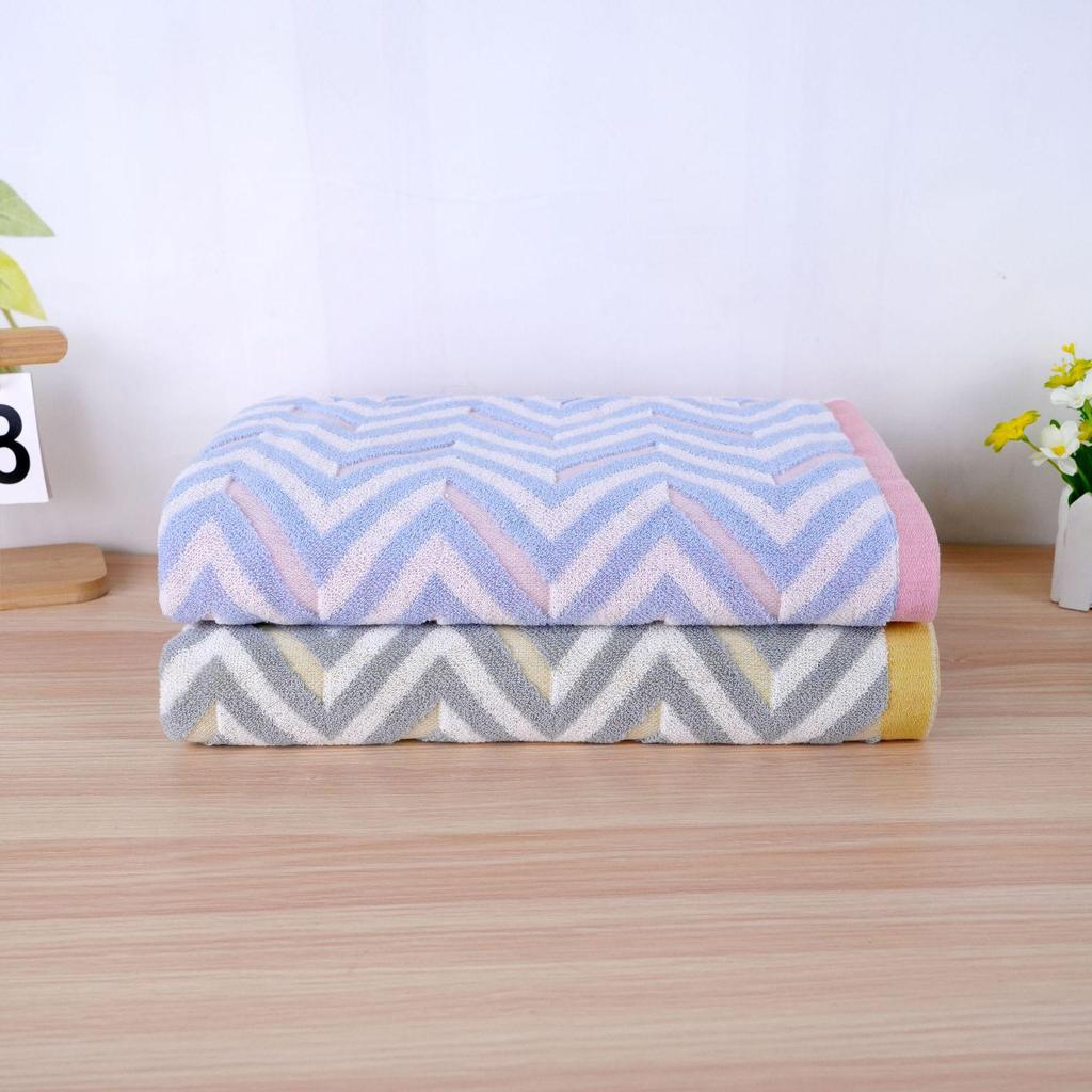 100% Cotton Soft & Thick Bath Towel - Comfortable, Durable, Non-Shedding