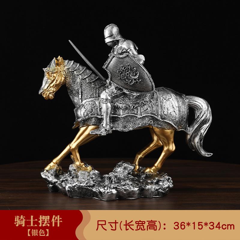 Retro Armor Knight Ornament Is A Success, Creative Living Room Wine Cabinet Office Decoration Opening Gift