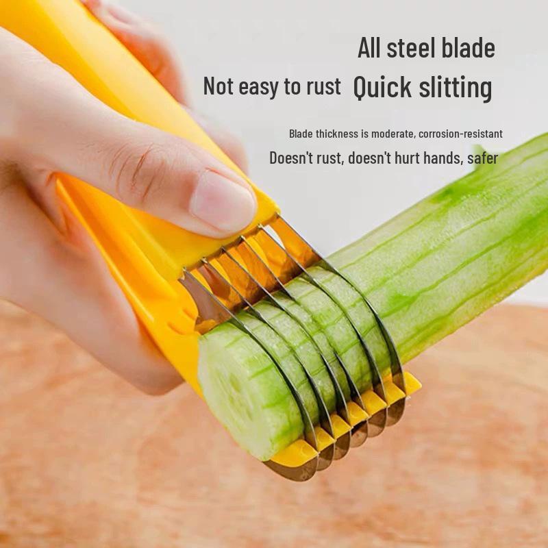Creative Banana Slicer & Fruit Divider: Kitchenware for Daily Use, Perfect for Salads & Platters