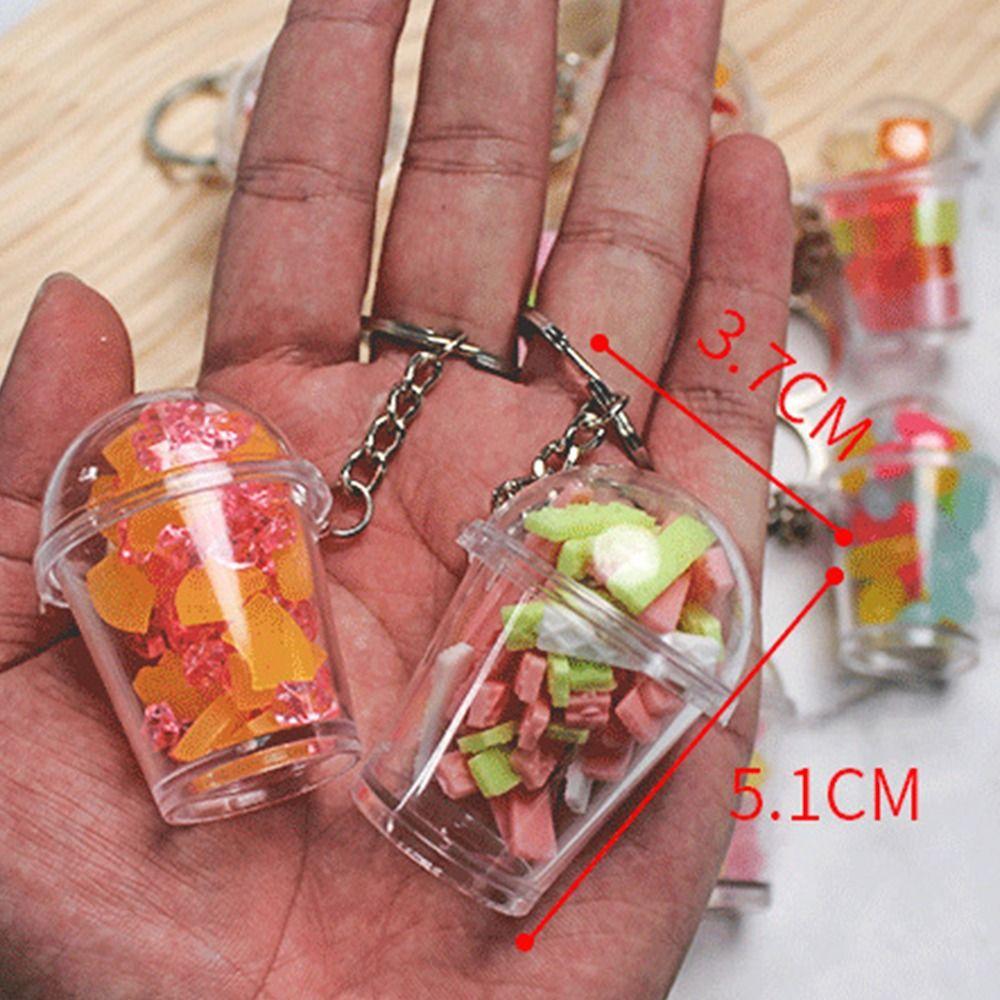 Shaker Cup Keychain Charm Bag Pendent New Key Chains  for Keychain Bag