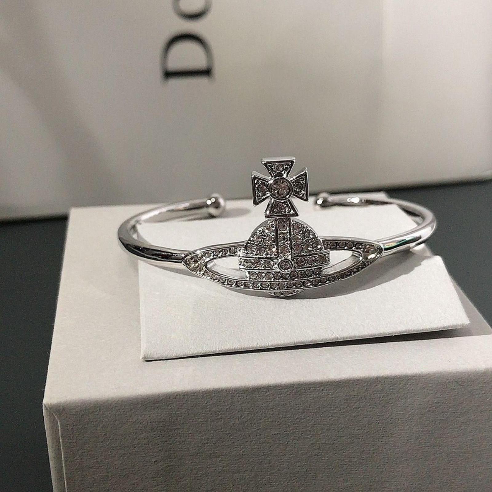 Женский модный браслет открытый бангл One Size