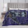 T-Transformers G1 Soundwave Warm Blanket  Kids Plush Bedding Throws Fashion Living Room Flannel Bedspread Sofa Bed Cover