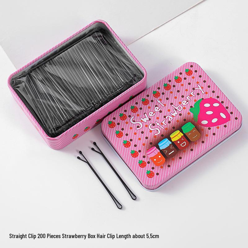 50-200 Pcs Black U-Shaped Bobby Pins & Flat Hair Clips for Hair Styling