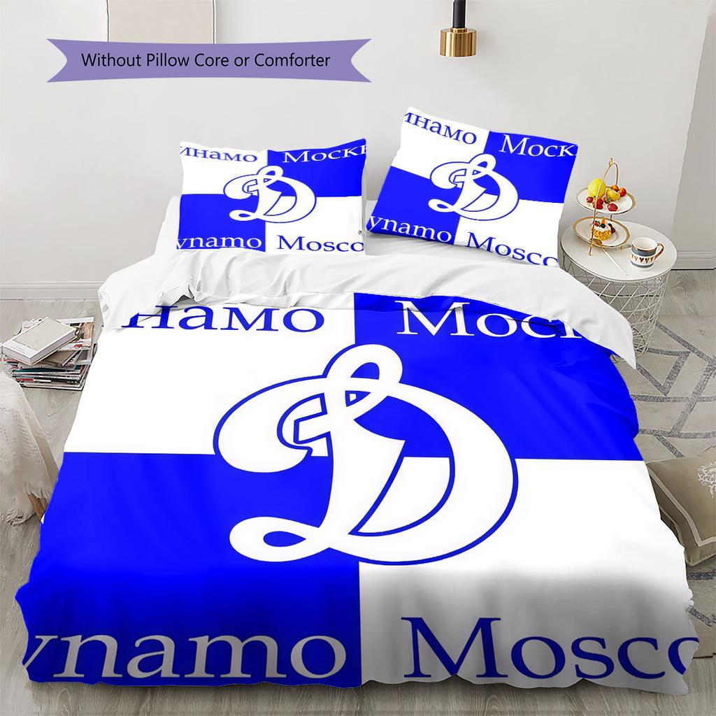 Dynamo Moscow Power Bedding Quilt Set Quilt Cover Pillowcase Home Decoration Birthday Gift (1 * duvet cover + 2 * pillowcase, without core)