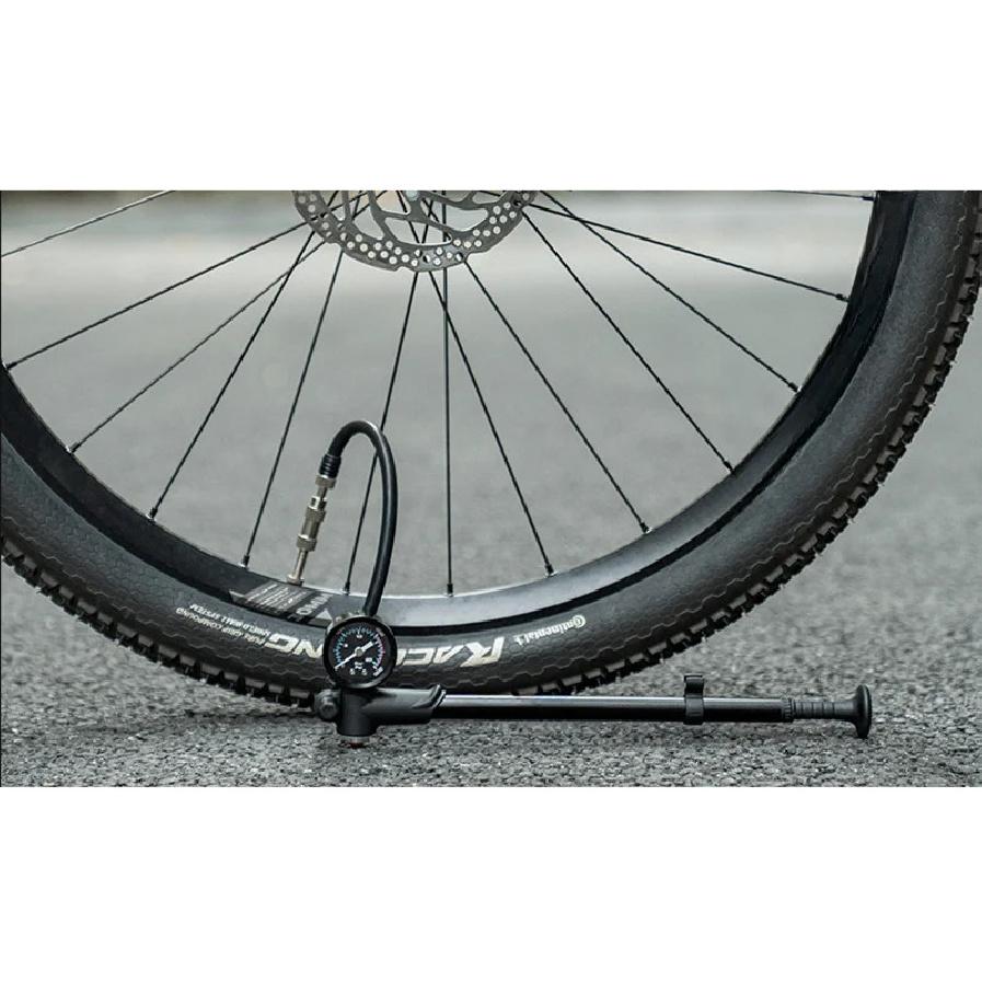 Light Pressure Cylinder Aluminum Alloy Front Fork Pump Rear Shocked Absorber Road Bicycle Inflatable 300PSI Bike Accessories