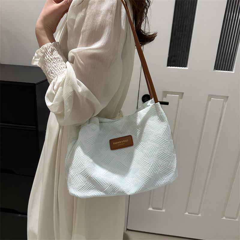 2025 Summer New Tote Bag Casual Handbag Women's Canvas Underarm Large Bag Fashion Shoulder Women's Bag