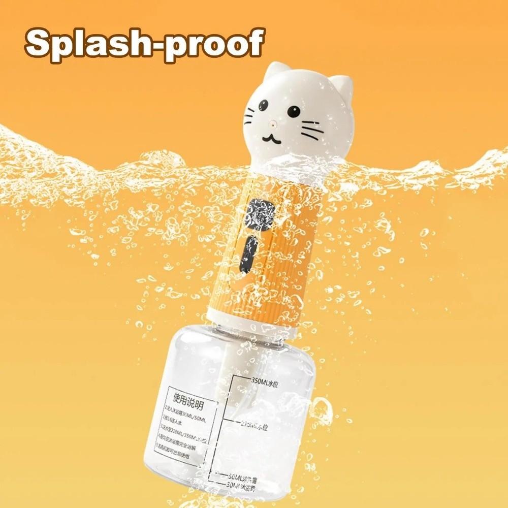 USB Charging Electric Dog Shampoo Foamer Automatic Cleaning Cat Soap Dispenser  Cat Dog Bath