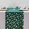 Polyester Christmas Tablecloth Snowflake Printed Table Cover Holiday Style Table Runner  Home Decor