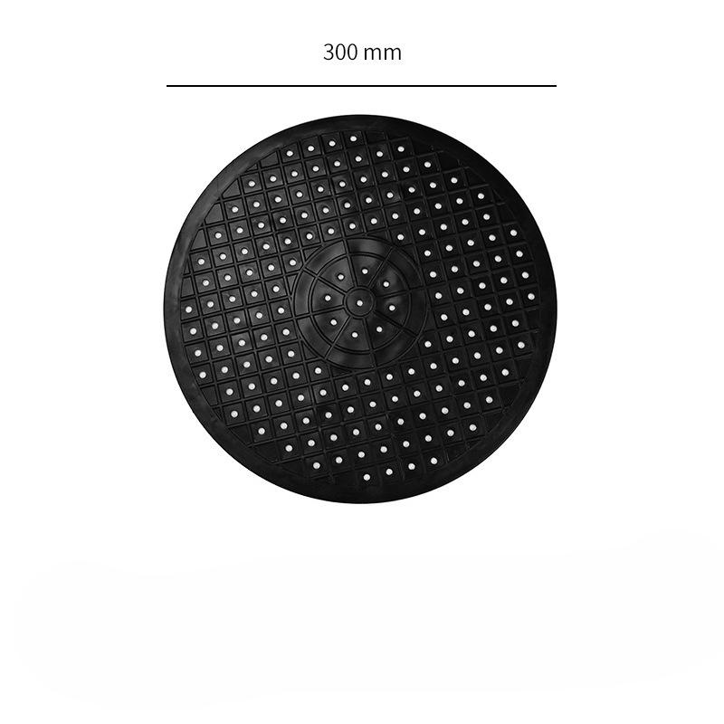 Rubber Food-grade Water-filtering Pad Heat-insulating Pad Anti-slip Pad Silent Pad Kitchen Mat Circle чёрный 638₽
