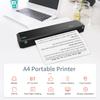 HPRT MT800 A4 Portable Thermal Transfer Printer Wireless&USB Connect with Mobile Computer for