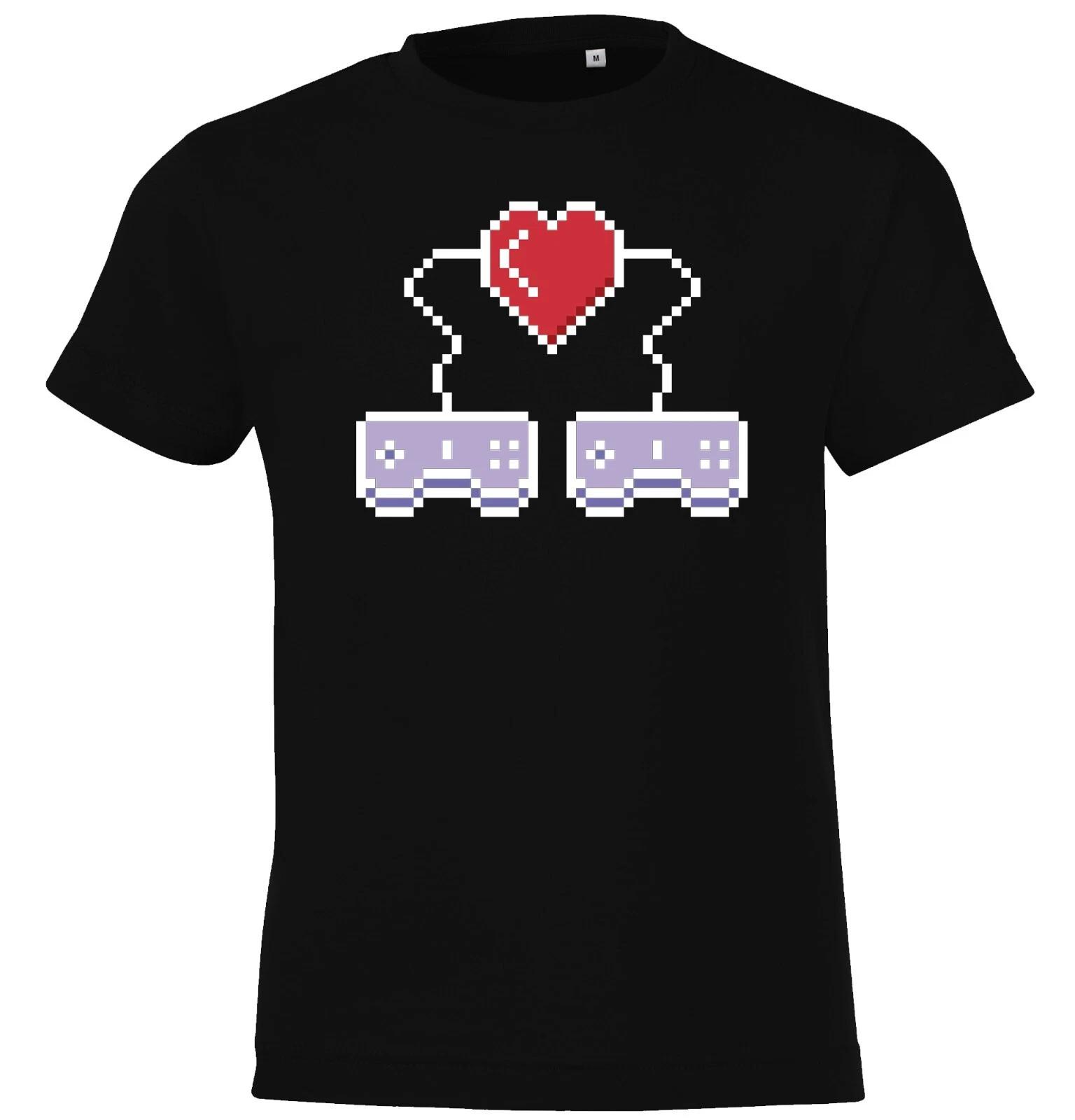 Youth Designz Kids kids boys T-Shirt Gamer Love Gaming Controller Gamer Playsi PC Gamer 100