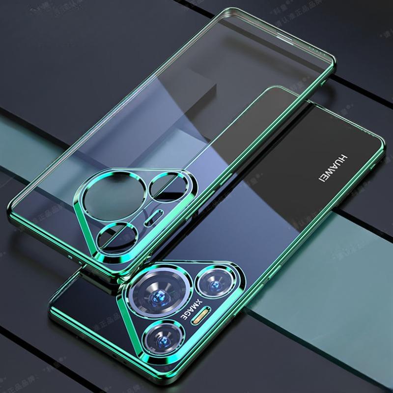 Pro Huawei Pura 70 Pro Plus Ultra galvanické pouzdro na telefon Pro Pura70Pro+ 70Ultra Lens All-inclusive silikonový měkký kryt